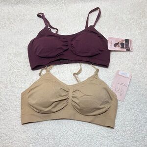 Under Control Maternity Nursing Bras Lot of 2 Size L